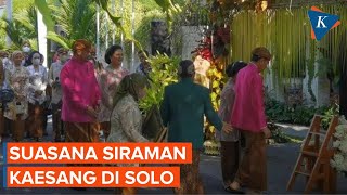 Kaesang Jalani Upacara Siraman di Solo