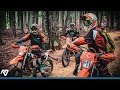 Two beginners learn Enduro first time.