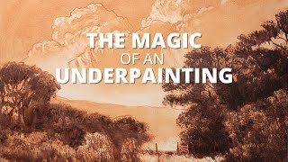 Discover the MAGIC of an underpainting for painting landscapes [Forgotten Road: Part 1]