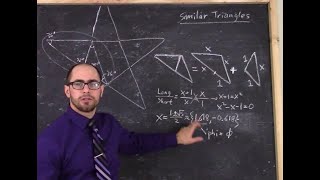 Similar Triangles from the Pentagon