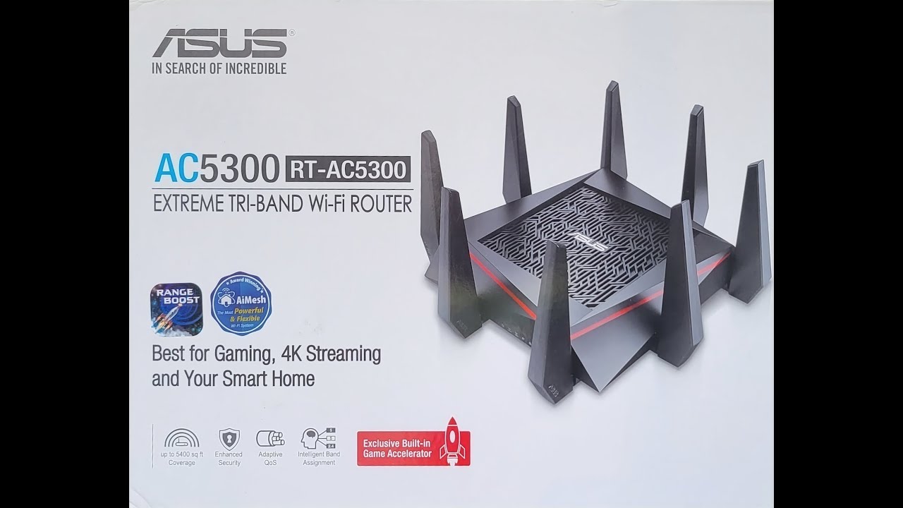 Asus Router RT-AC5300. El router con mayor compatibilidad. - YouTube