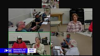 Norwich Selectboard Special Meeting 6/3/2026