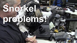 RHD Safari Snorkel on a LHD Defender Defender Td5 Snorkel Install