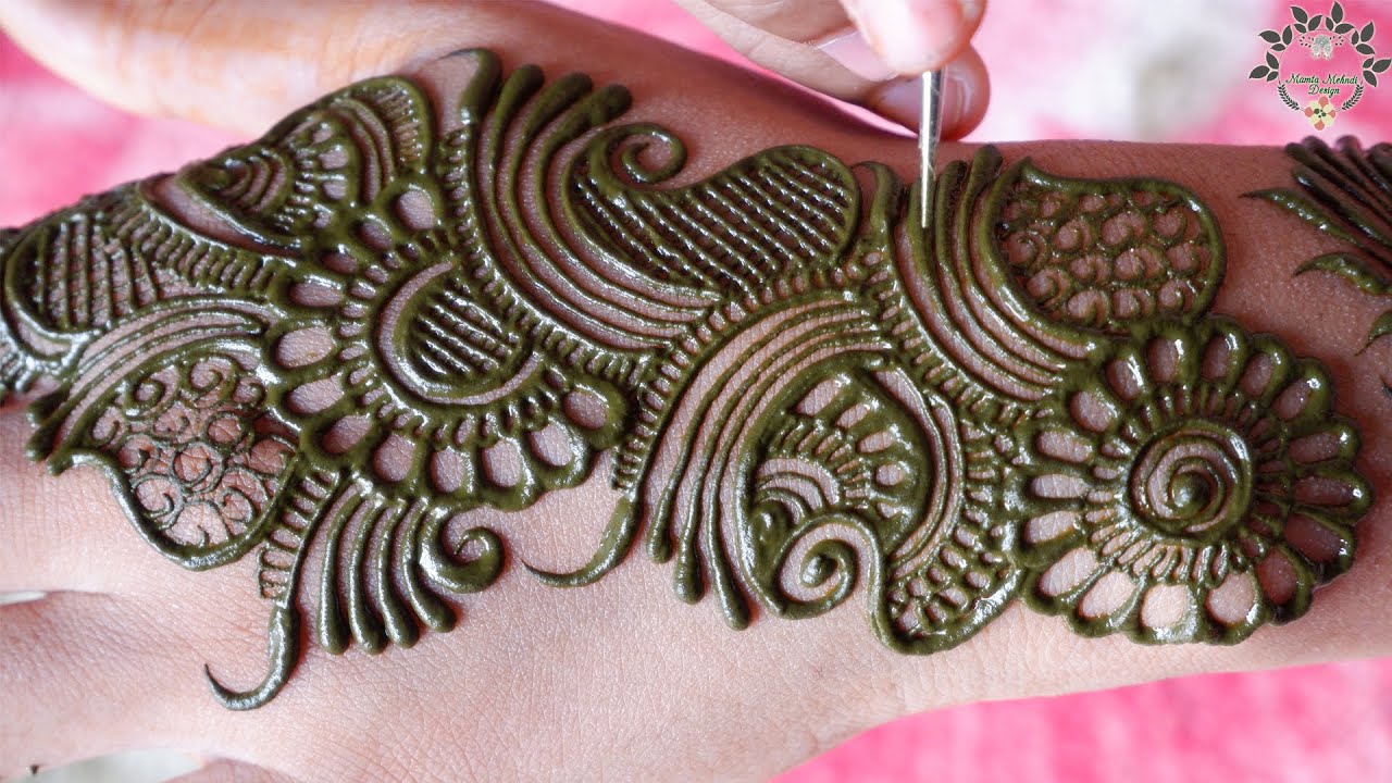 Simple Arabic Mehndi Design 2020 | Easy Arabic Mehndi Design ...