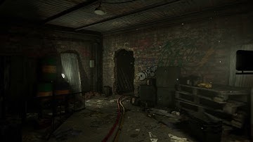 Abandoned industrial environment