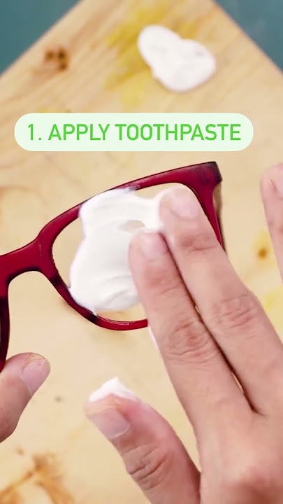 How to Fix Scratched Glasses at Home #shorts