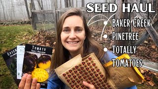 2024 Seed Haul (3 Companies!) Baker Creek, Pinetree Seeds, Totally Tomatoes