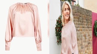 Marks & Spencers Pink Silk Blouse From Holly Willoughbys Range Is Down To Just Â15
