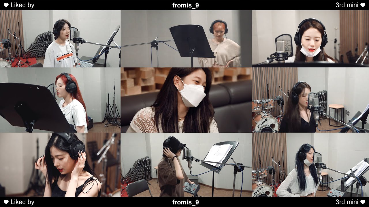 프로미스나인 (fromis_9) - '별의 밤' Recording Behind