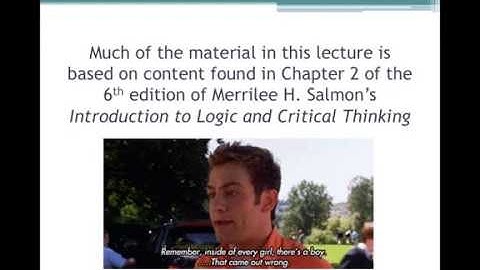 PHIL 120 Critical Thinking Video 5 (Unit 2)