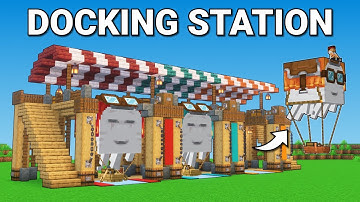 Minecraft: PERFECT Happy Ghast Docking Station Tutorial (Easy)