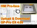 GP-Pro EX 4.09: Upload & Download program Pro-face HMI by USB cable - P4.
