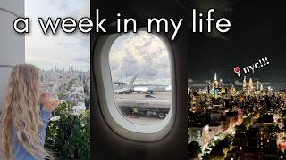 a week in my life as a new york based flight attendant!! ✈️