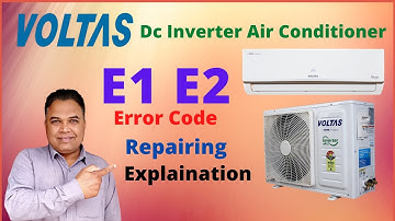 Voltas Dc Inverter Air Conditioner E1 E2 Error Code | E1 Error Code | E2 Error Code | Urdu/Hindi