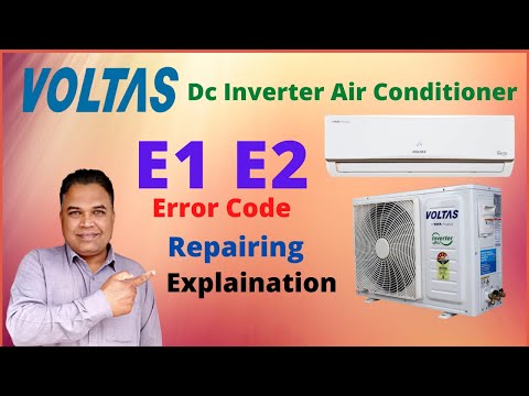 Voltas Dc Inverter Air Conditioner E1 E2 Error Code | E1 Error Code | E2 Error Code | Urdu/Hindi