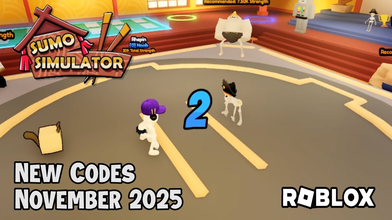 Roblox Sumo Wrestling Simulator Новые коды Ноябрь 2025