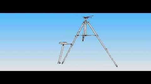 Assembly of a tripod