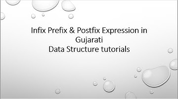 Infix Prefix & Postfix  Expression in Gujarati | Data Structure in Gujarati