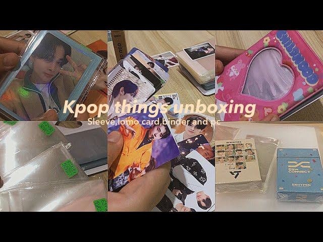 Unboxing lomo card sleeve binder and niki photocard Unboxing lomo card sleeve binder and niki photocard