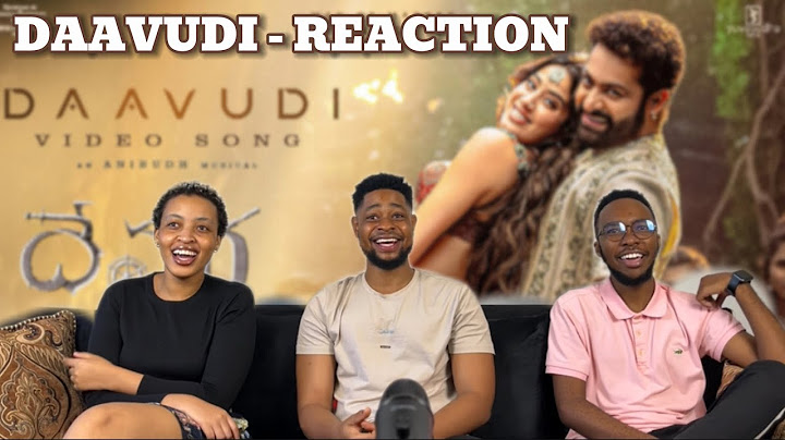 Our Reaction To Daavudi - दावूदी (దావూదీ )Video Song | Devara | NTR | Janhvi Kapoor | Koratala Siva.