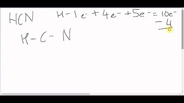 Drawing Lewis diagrams-Part 2-HCN