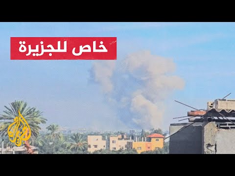 قصف عنيف من المقاتلات الحربية الإسرائيلية على منطقة المغراقة بقطاع غزة