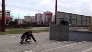 Huge Kick Flip - First Try