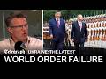 Putin and Xi: ‘Colonial’ world order has failed &amp; NATO jet incepted by Russians | Ukraine war latest