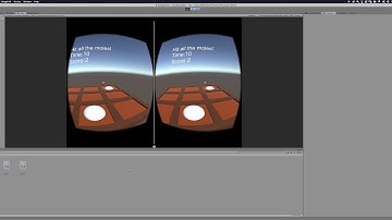 Whack A Mole VR Game Process #1: Make a simple Google cardboard VR game by Unity.