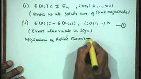 Lec-33 Interpolation and Approximation-Part-9