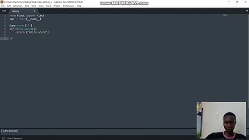 flask tutorial ( Hello World App)  part 2