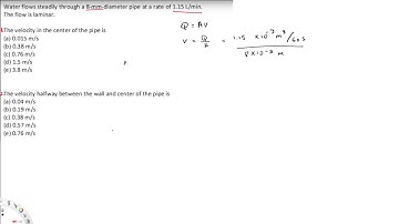 Internal Flow - Example