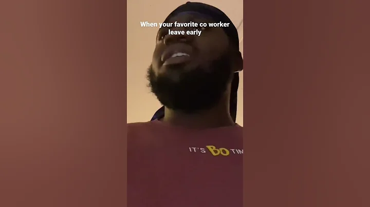 When your favorite coworker leave early 😂