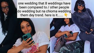 One wedding that they are comparing with 10 weddings😀