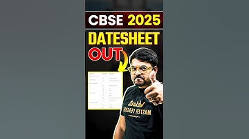 📢CBSE Board Exam 2025 Date Sheet Released🚨 #shorts #cbse #ncert #boardexam2025 #class12 #cbse2025