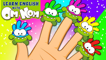 Super Noms Adventure | Finger Family Song | Educational Songs For Kids | Learn English With Om Nom