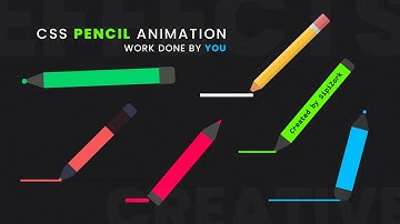 Result of the Pencil Animation Task Done By You. Measure Your Results,Not Your Time | CSS3 Animation