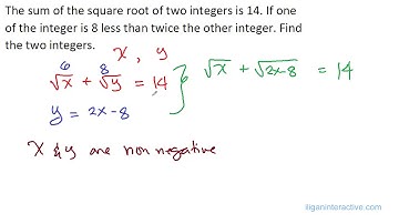 GR7 26A Word problem involving square root