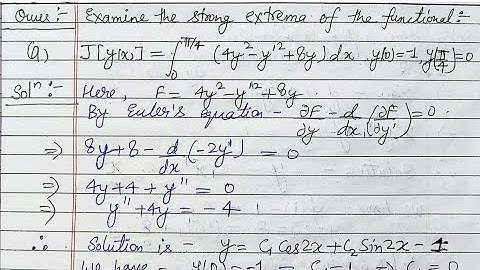 Hnbgu 2012 Calculus of Variations Paper solution#Question paper#playlist#telegram#links👇