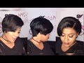 DIY| 27 Piece & A Lace Frontal pixie cut Wig