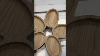 CNC Ash Divided Tray for Eggs & Snacks