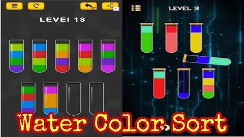 Water Color Sort | Level 11 To 15  | Fun Brain Games | Game Of Thrones Cast | Solution Gameplay 2021