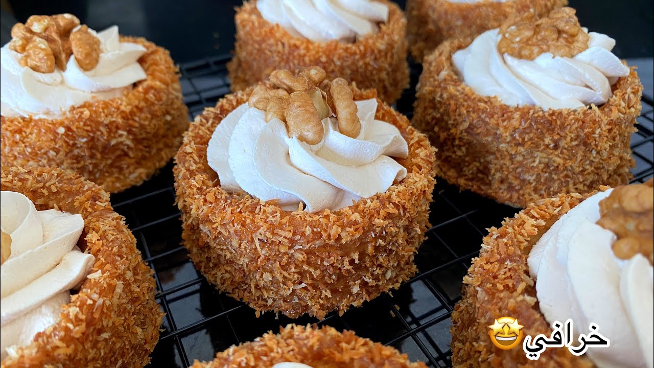 اي كلام مايوصف لذتهم المعتبرة،مميز خفيف لذيذ وهش من أروع وصفات ميني كيك بريستيج،ألهري ضيوفك به