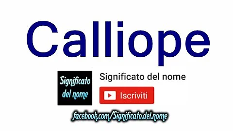 Cosa significa il nome Calliope?