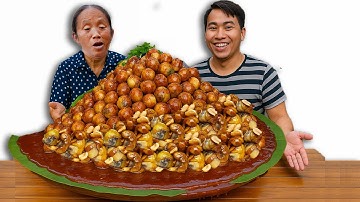 Bà Tân Vlog - Lần Đầu Làm Mâm Trứng Cút Lộn Xào Me Khổng Lồ Gặp Bão Khổng Lồ