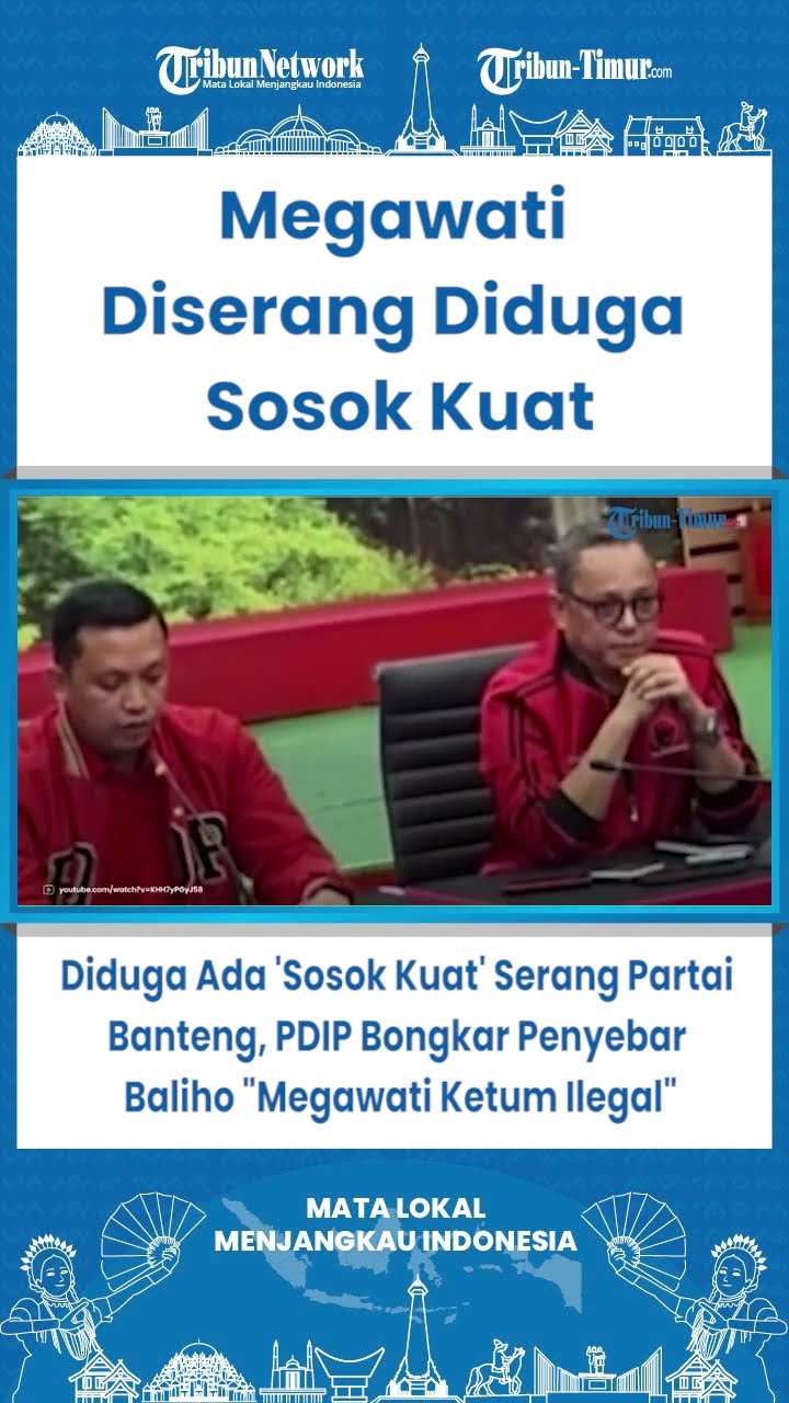 SHORT Diduga 'Sosok Kuat' PDIP Bongkar Penyebar Baliho 'Megawati Ketum Ilegal'