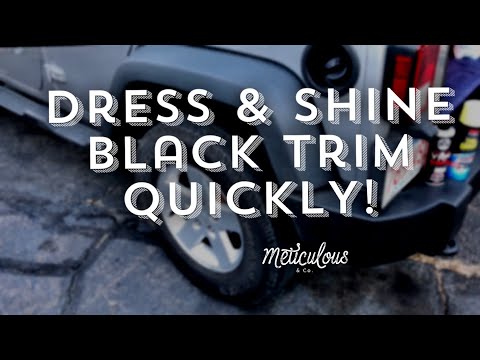 black trim dress