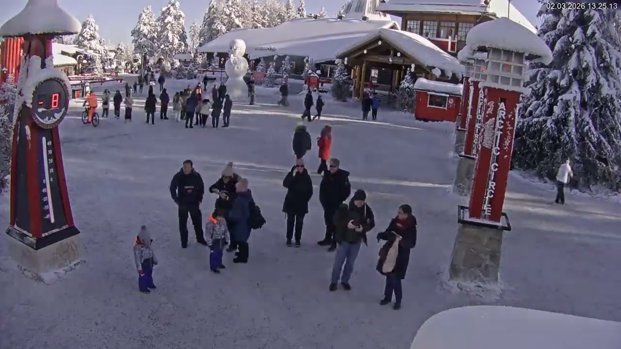 Finland - Santa Claus Village Timelapse 2.3.2026