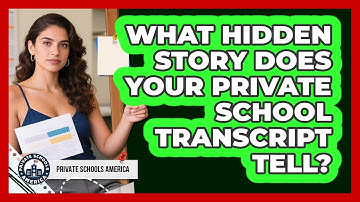 What Hidden Story Does Your Private School Transcript Tell? - Private Schools America