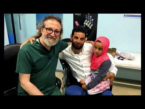 Maya Merhi - (plastic & tin can legs) gets help from a Turkish doctor - ITV News - 28th June 2018